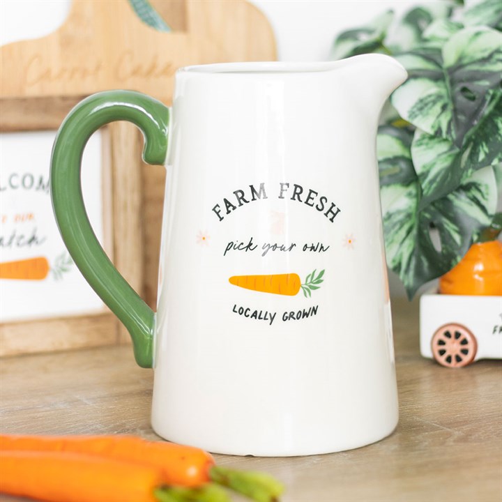 Farm Fresh Carrot flower Jug