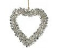 Silver Bell Heart