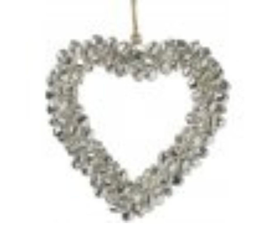 Silver Bell Heart