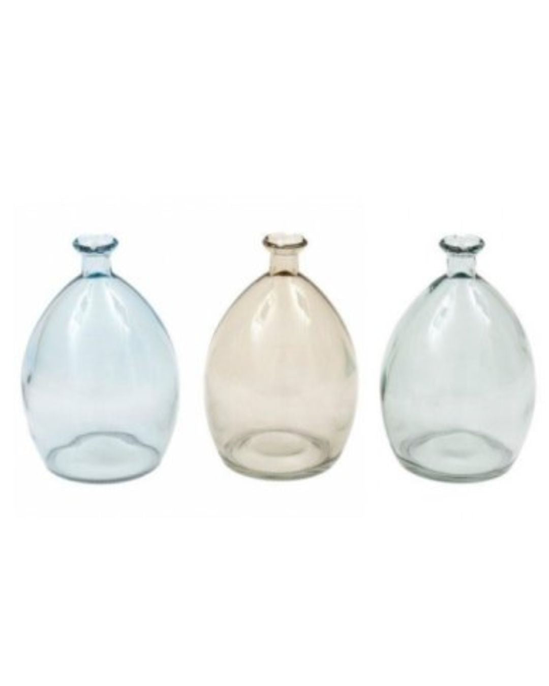 Three Minimal Glass Vases